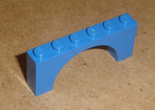 Lego 421645 (15254) mostový oblouk 1x6x2 1 ks POUŽITÉ