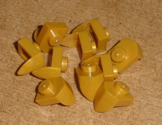 Lego 250262-X (15070) destička speciální 1x1 se zubem 10 ks POUŽITÉ