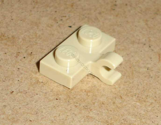 Lego 257640 (11476) destička speciální 1x2, klip 1 ks POUŽITÉ