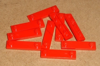 Lego 258755-X (92593) destička speciální 1x4 10 ks POUŽITÉ