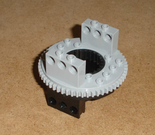 Lego 502420 (2855, 2856) technic točna s ozubením 1 ks POUŽITÉ