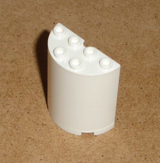 Lego 701540 (6259) válec polovina 2x4x4 1 ks POUŽITÉ