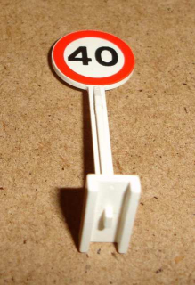 Lego 939756 (14pb04) dopravní značka 1 ks POUŽITÉ