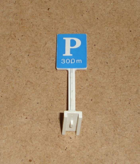 Lego 939774 (675p01) dopravní značka parkoviště 300m 1 ks POUŽITÉ