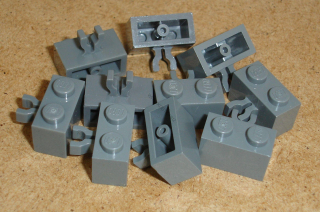 Lego 152175-X (30237a) kostky s klipem 10 ks POUŽITÉ
