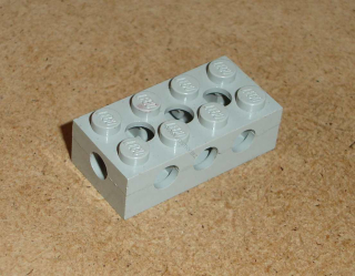 Lego 507325 (3709c) technic kostka 2x4 s otvory 1 ks POUŽITÉ
