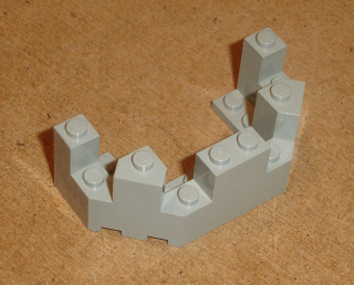 Lego 942028 (6066) hradová kostka 1 ks POUŽITÉ