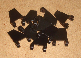 Lego 929548-X (44676) vlajka 2x2 lichoběžník 10 ks POUŽITÉ