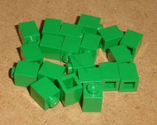 Lego 100120-X (3005) kostka 1x1 20 ks POUŽITÉ