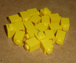 Lego 100315-X (3005) kostka 1x1 20 ks POUŽITÉ