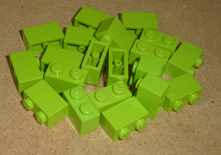 Lego 100855-X (3004) kostka 1x2 20 ks POUŽITÉ