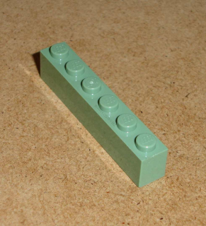 Lego 102400 (3009) kostka 1x6 1 ks POUŽITÉ