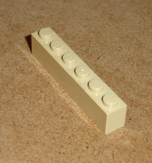 Lego 102410 (3009) kostka 1x6 1 ks POUŽITÉ