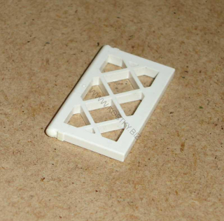 Lego 400651 (2529) okno 1x2x3 křídlo mříž 1 ks POUŽITÉ