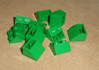 Lego 310860-X (3660) šikmá, inverted 45 2x2 10 ks POUŽITÉ