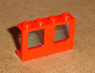 Lego 400720-2 (61345, 60601) okno 1x4x2 se sklem letadlo POUŽITÉ