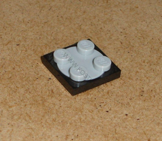 Lego 728055 (3679, 3680) točna 2x2 nová šedá vrch 1 ks POUŽITÉ
