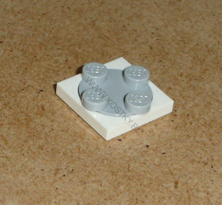 Lego 701765 (3679, 3680) točna 2x2 nová šedá vrch 1 ks POUŽITÉ