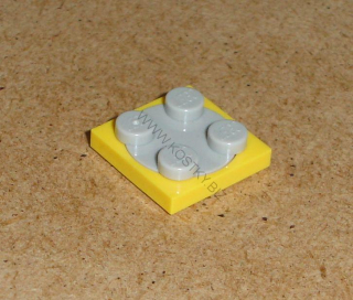 Lego 728090 (3679, 3680) točna 2x2 nová šedá vrch 1 ks POUŽITÉ