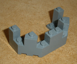 Lego 942012 (6066) hradová kostka 1 ks POUŽITÉ