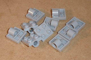 Lego 259660-X (10247) destička speciální 2x2, s dírou pro velký pin 10 ks POUŽITÉ