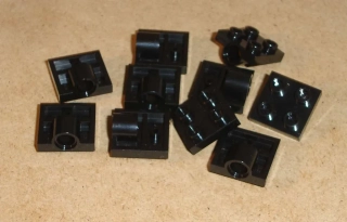 Lego 259645-X (10247) destička speciální 2x2, s dírou pro velký pin 10 ks POUŽITÉ
