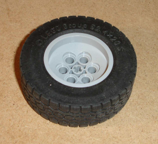 Lego 637275 (86652, 32019) kolo 43.2mm D. x 18mm s pneu 62.4 x 20 S 1 ks POUŽITÉ