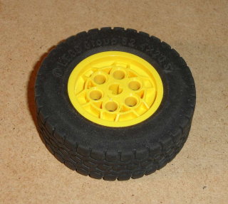 Lego 637270 (32020, 32019) kolo 43.2mm D. x 18mm s pneu 62.4 x 20 S 1 ks POUŽITÉ