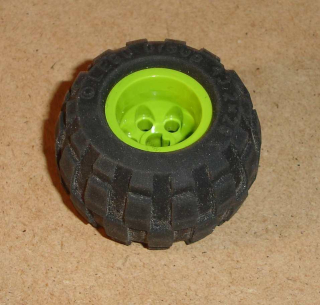 Lego 637235 (6580, 6579) kolo 43.2 x 28 s pneu 43.2 x 28 S 1 ks POUŽITÉ