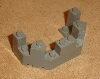 Lego 942016 (6066) hradová kostka 1 ks POUŽITÉ