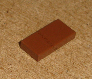 Lego 600360 (3069) hladké kostky 1x2 1 ks POUŽITÉ