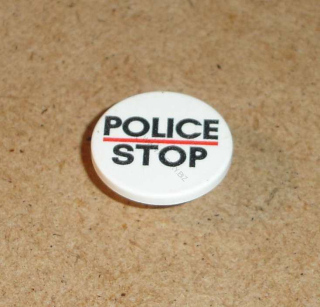 Lego 939030 (30261px1) dopravní značka (POLICE STOP) 1 ks POUŽITÉ