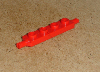 Lego 258965 (2926) destička speciální 1x4, náprava malý pin 1 ks POUŽITÉ