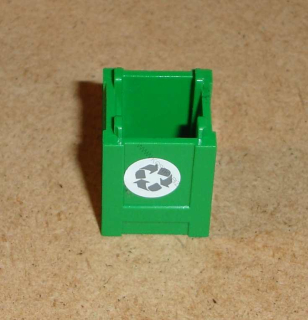 Lego 927096 (61780pb004) bedna, koš s nálepkou (set 7208) 1 ks POUŽITÉ