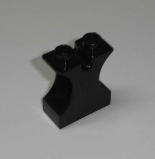 Lego Duplo D10038 (42234) kostka 1x2x2 podpěra černá 1 ks POUŽITÉ
