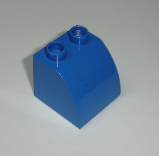 Lego Duplo D10133 (11170) kostka 2x2x1 1/2 zakulacená modrá 1 ks POUŽITÉ