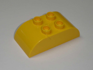 Lego Duplo D10282 (98223) kostka 2x4 zaoblená žlutá POUŽITÉ