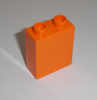 Lego Duplo D10018 (4066, 76371) kostka 1x2x2 oranžová 1 ks POUŽITÉ
