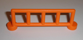 Lego Duplo D90085 (2214) plot s 5 tyčkami oranžový POUŽITÉ