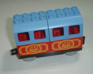 Lego Duplo D40040 (31300c03, 98456pb01, 13530) vagón ze setu 10507 POUŽITÉ