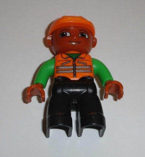 Lego Duplo D80010 (47394pb002) figurka stavební dělník POUŽITÉ