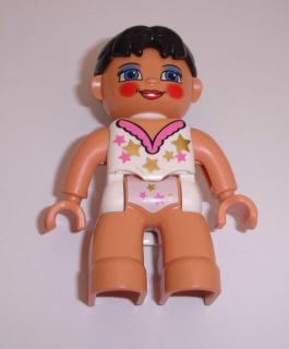 Lego Duplo D80650 (47394pb111) figurka akrobatka z cirkusu POUŽITÉ