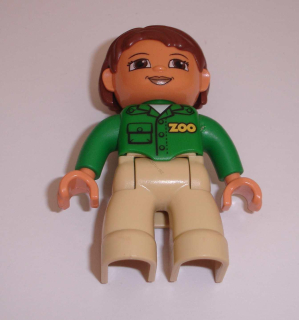 Lego Duplo D80710 (47394pb144) figurka ošetřovatelka ze ZOO POUŽITÉ
