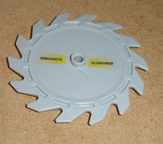 Lego 500765 (61403pb03) technic pilový list s nálepkou 1 ks POUŽITÉ