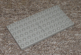 Lego Duplo D20330 (4196) deska 6x12 sv. šedá POUŽITÉ