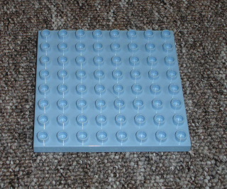 Lego Duplo D20370 (51262) deska 8x8 sv. modrá POUŽITÉ