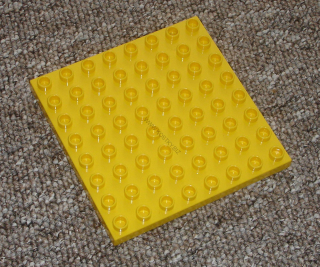 Lego Duplo D20385 (51262) deska 8x8 žlutá POUŽITÉ