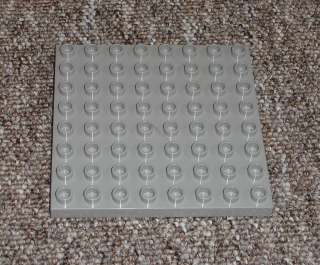 Lego Duplo D20395 (51262) deska 8x8 sv. šedá POUŽITÉ