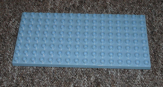Lego Duplo D20405 (6490) deska 8x16 sv. modrá POUŽITÉ