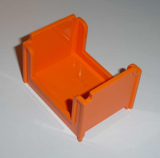 Lego Duplo D35575 (4886) postel oranžová (vysoké čelo) POUŽITÉ